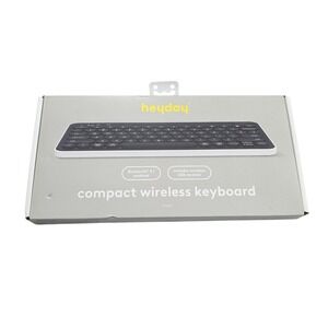 O9N Wireless Keyboard - heyday - Black/White 5.1 Bluetooth Includes USB Receiver
